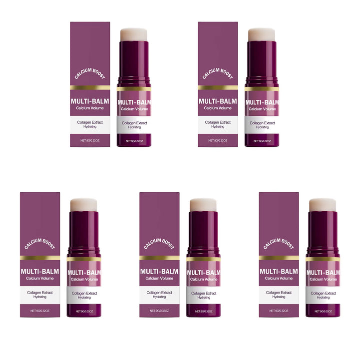 Multi Balm Calcium Volume Firming Skin Hydrating Nourishing Smoothing Collagen Moisturing Stick Suitable for Eyes Neck Face