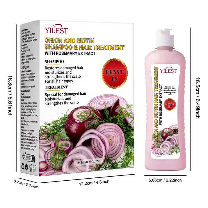 500Ml Hair Shampoo for Fast Hair Growth Rosemary Onion Hair Regrowth Shampoo anti Hair Loss Hair Growth Product